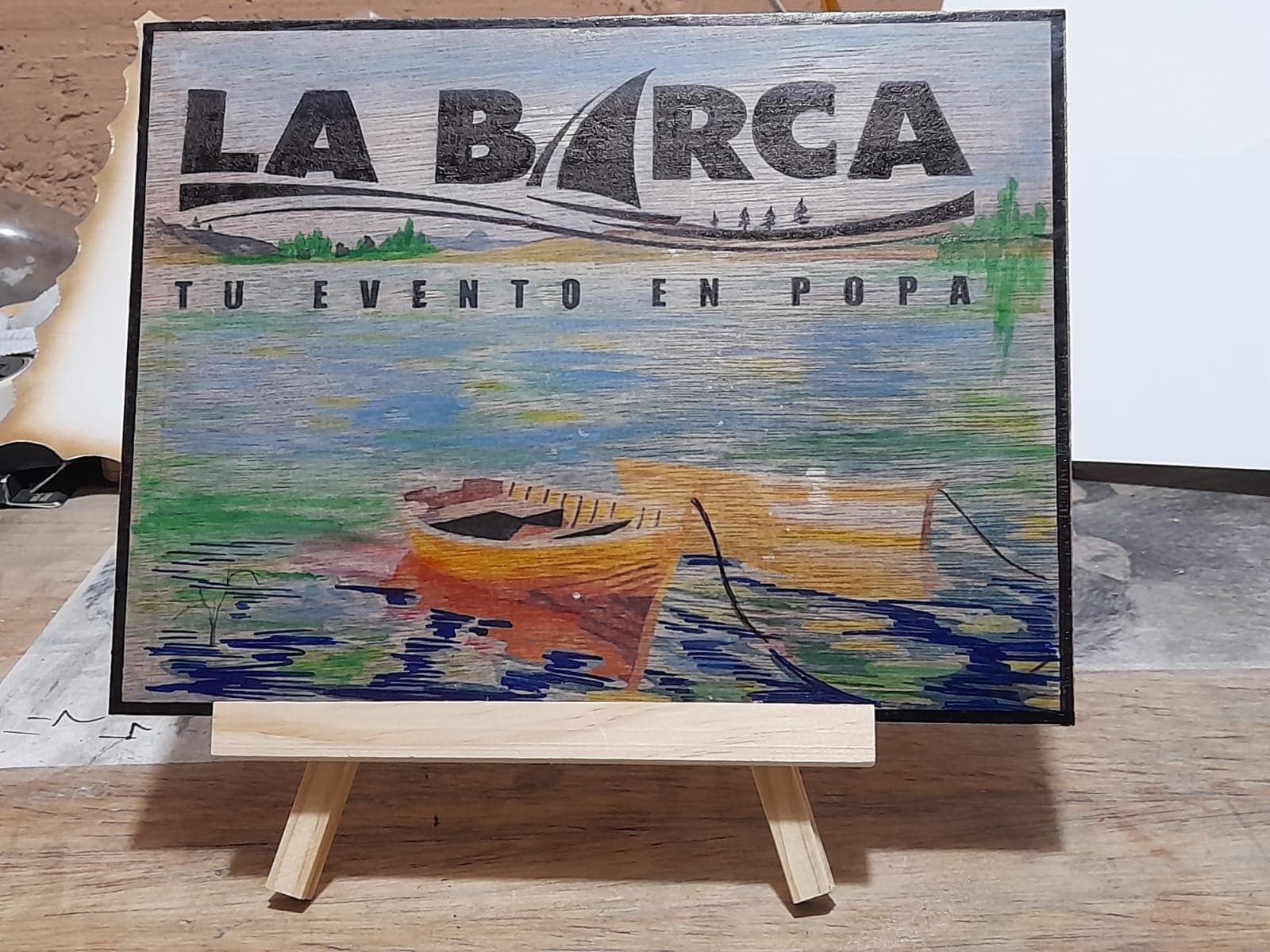 Cuadro personalizado La Barca